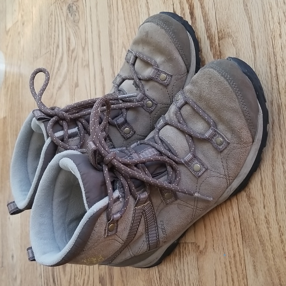 (7) Columbia Omni-Grip Waterproof Lace Up Hiking Boots Outdoor Techlite Gorpcore